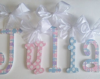 Wall Letters -  Nursery Decor - GLITTER and SPARKLE