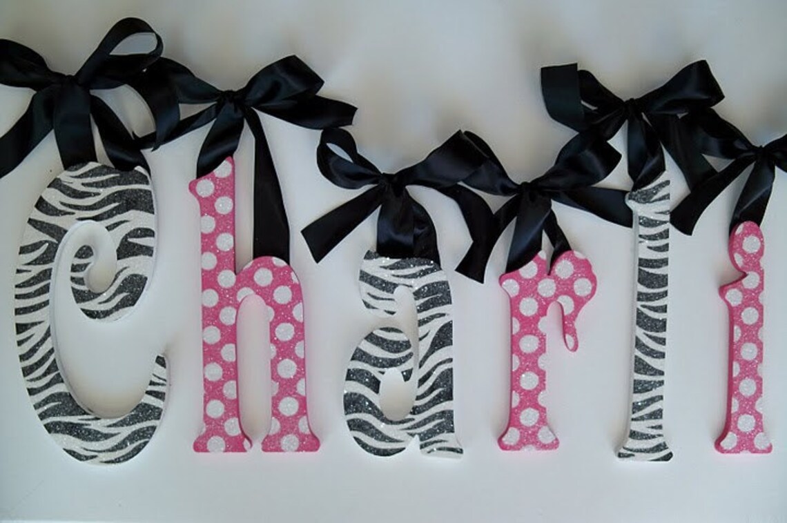 Baby Nursery Wall Letters Custom Boutique Nursery Hanging Etsy