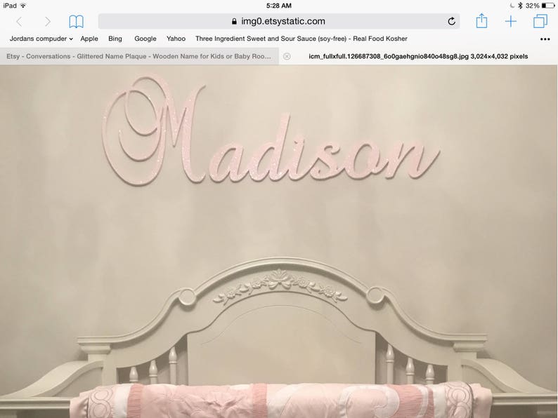 Gold Nursery Name Sign Baby & Kids Nursery Decor Wall Etsy