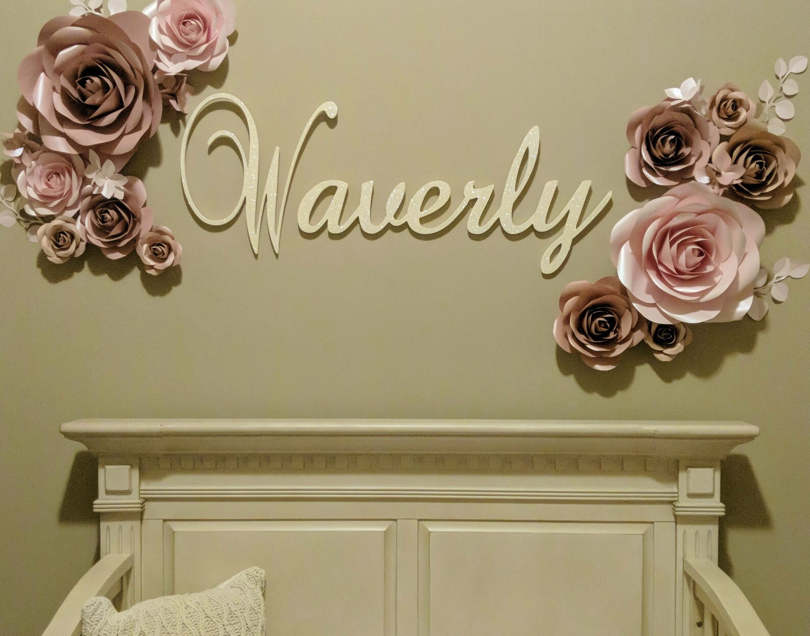 Gold Nursery Name Sign Nursery Name Sign Wall Decor Nursery Etsy