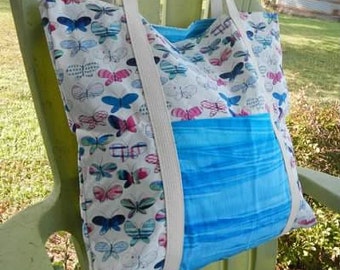 Catch It All Butterfly Tote Bag