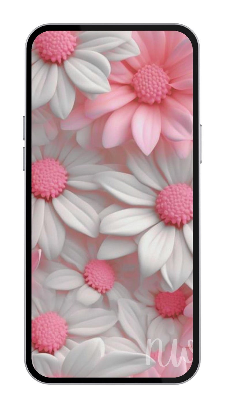 Flowers Pink Floral Wallpaper Bundle of 4 Background Desktop Wallpaper