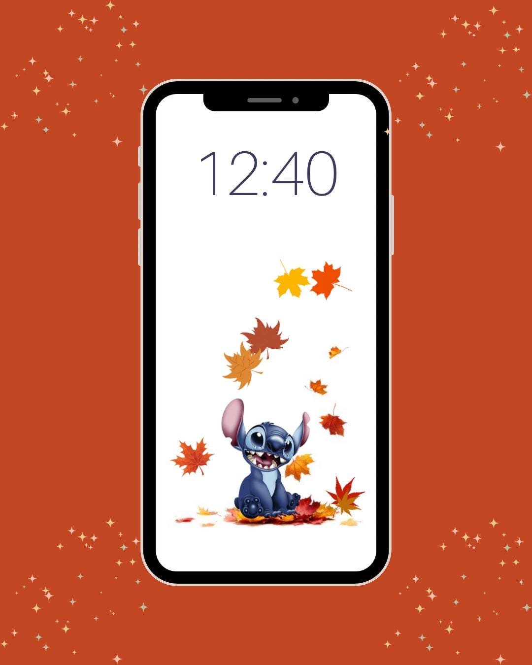 Stitch Fall Wallpaper Stitch Autumn Design Disney Phone Background Fall