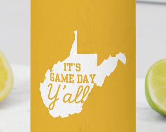 カスタム ステート シェイプ 缶クーラー: ゲームデー テールゲート カバー