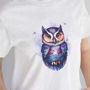 Owl Shirt | Cute Owl Graphic T-Shirt for Men & Women | Unisex Jersey Tee, Perfect Gift for Owl Lovers and Nature Enthusiasts