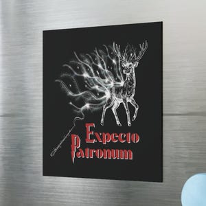 Expecto Patronum Magnet | Wizard Spell Gift for Fans & Magical Decor