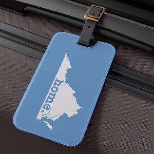 Customizable State Pride Luggage Tag – Personalized Travel Bag Identifier & Gift for Travelers