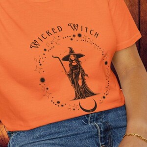 T-shirt boze heks: spookachtig Halloween-T-shirt, cadeau heksenliefhebber