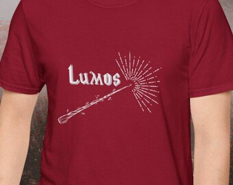 Maglietta Lumos Spell: maglietta grafica da mago magico