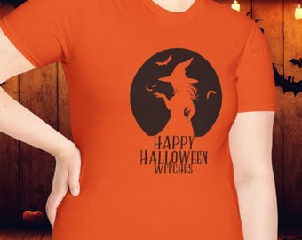 T-shirt d'Halloween Sorcières Effrayantes : Vêtements de Sorcières Amusants