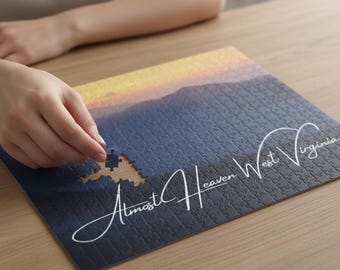 West Virginia Puzzle: Almost Heaven Mountain Landscape Gift