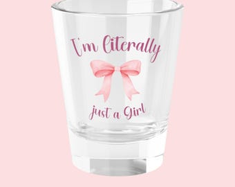 Coquette Shot Glass: Funny 21st Birthday Bachelorette Party Favor
