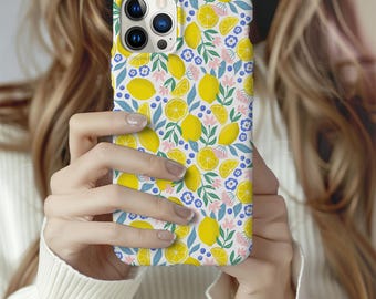 Lemon Blossom Floral Phone Case : Schützendes iPhone & Samsung Cover