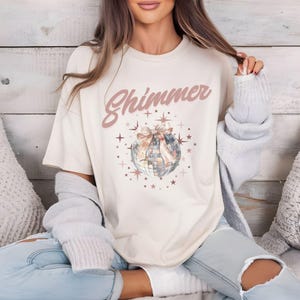 Retro Disco Ball Comfort Colors T-Shirt: Shimmer Swifty Tee