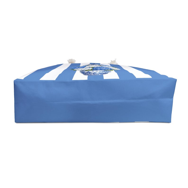 Blue Hydrangea Chinoiserie Mahjong Mat, Tote, Tile Bag | Coastal Game Accessories imagem 10