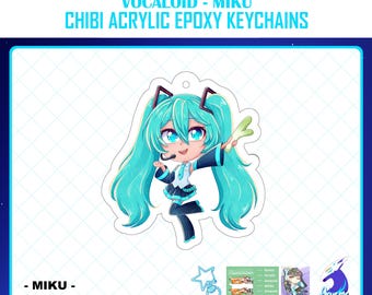 Preorder, Miku Acrylic Epoxy Charm