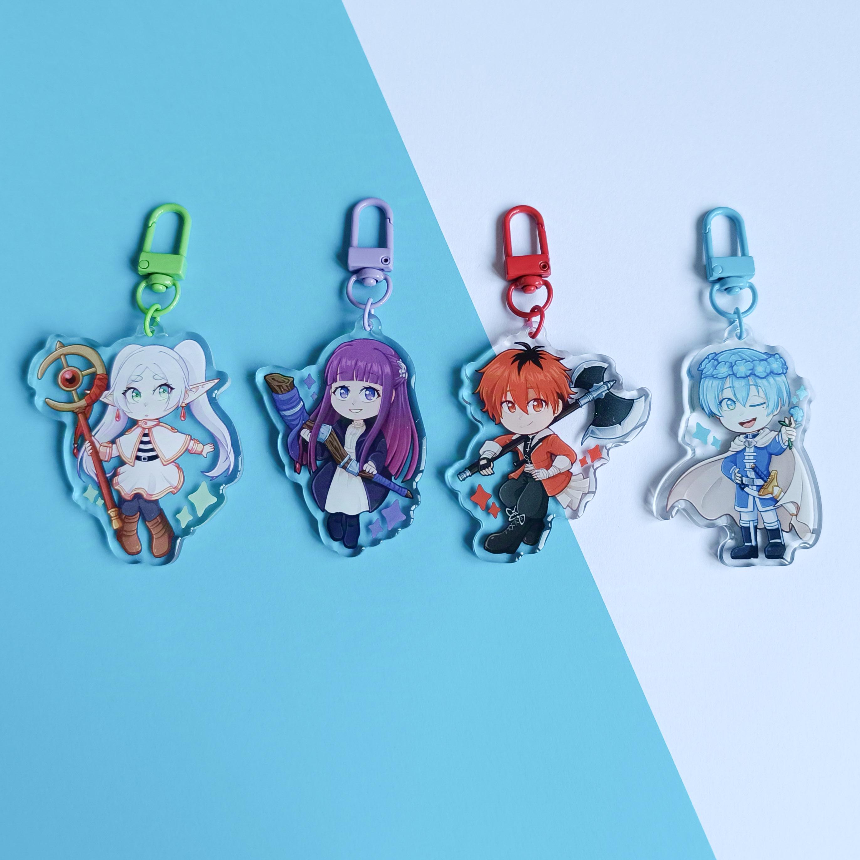 Frieren Acrylic Epoxy Charm, Frieren, Himmel, Fern, Stark