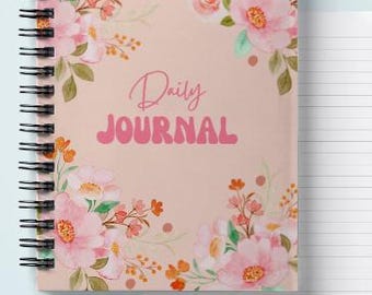 Daily Journal | Digital Daily Journal | Daily Journal Printable | Daily Journal Template | Cute Christian Journal | Faith-Based Journal