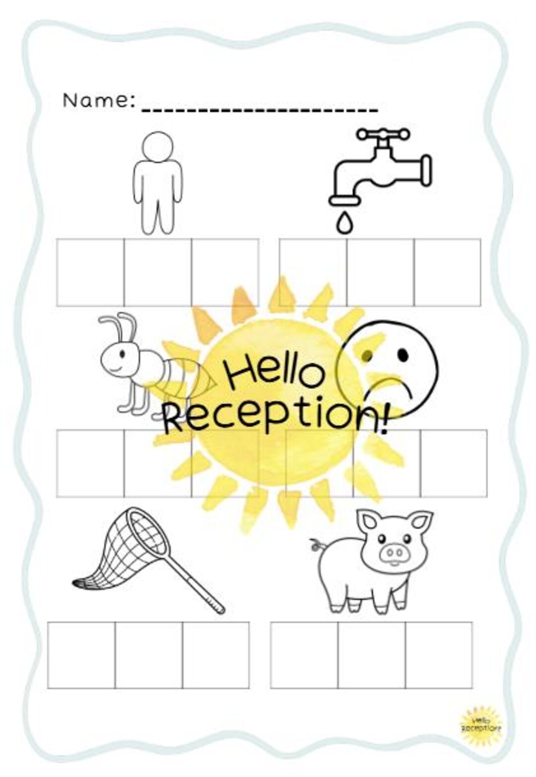 CVC Words Worksheets (phase 2/set 1/autumn 1) - Etsy
