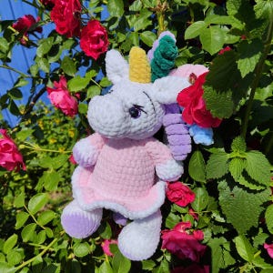 Handmade Unicorn Doll – Unicorn Plush Toy – Crochet Unicorn