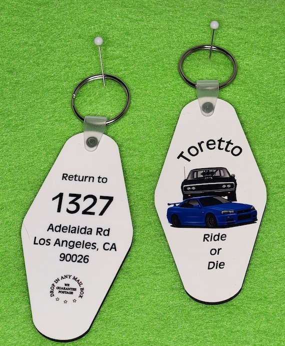 Fast & Furious 1327 Toretto Keyrings - Etsy Ireland