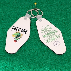 Little Shop of Horrors hotel style keyrings