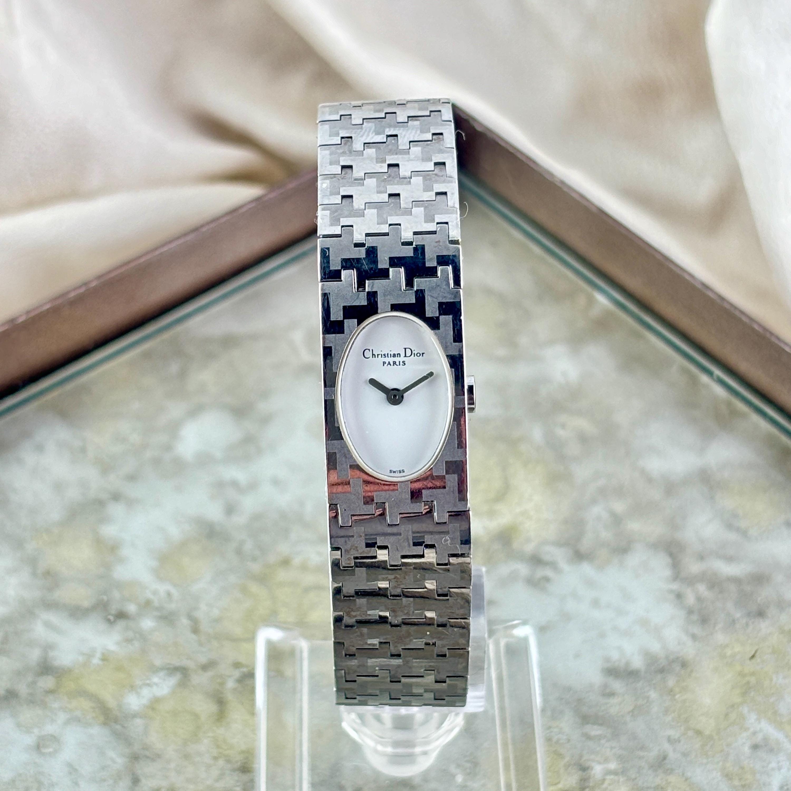 Christian Dior: Lady Dior 腕時計 エナメル革バンド Dior Watch Vintage - Etsy