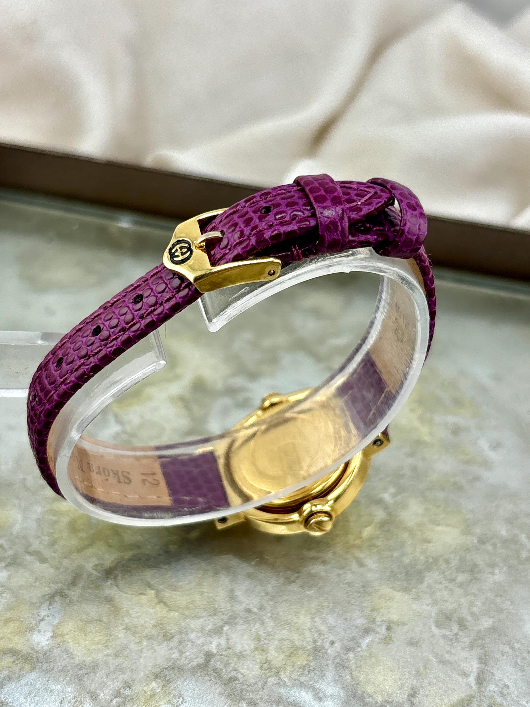 100% Authentic Gucci 6600L Watch Gold Plated Women's Vintage Swiss