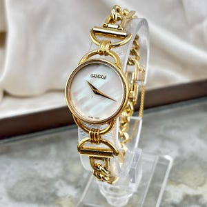100% Authentic Gucci 6000.2 L Watch Gold Tone Women’s Vintage Swiss Made