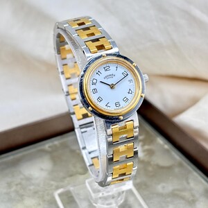 100% Authentic Hermès Clipper Gold Plated Women’s Watch