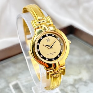 100% Authentic Givenchy Watch Gold Tone Women’s Vintage
