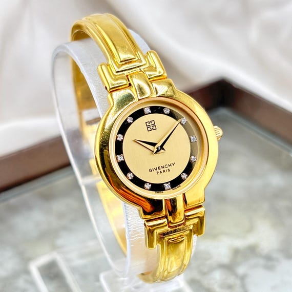 100% Authentic Givenchy Watch Gold Tone Women's Vintage - Etsy Israel