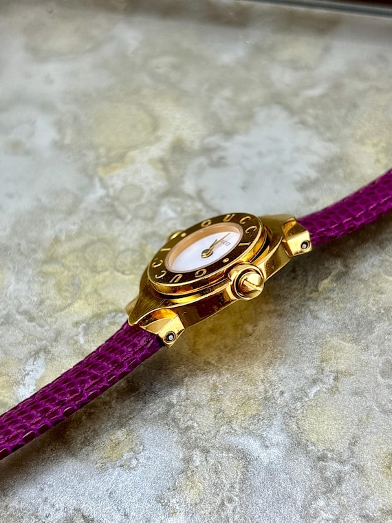 100% Authentic Gucci 6600L Watch Gold Plated Women's Vintage Swiss