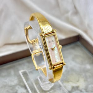 100% Authentic Gucci 1500 Horsebit Watch Gold Tone Women’s Vintage Swiss Made
