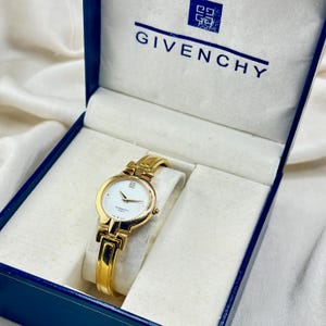 100% Authentic Givenchy Watch Gold Tone Women’s Vintage
