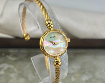 100% Authentic Gucci 1100-L Interchangeable Bezel Watch  display picture 2