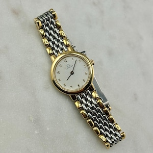 100% Authentic Omega De Ville Gold Plated Swiss Women’s Vintage Watch