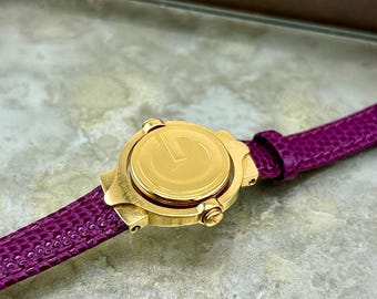 100% Authentic Gucci 6600L Watch Gold Plated Women's Vintage Swiss