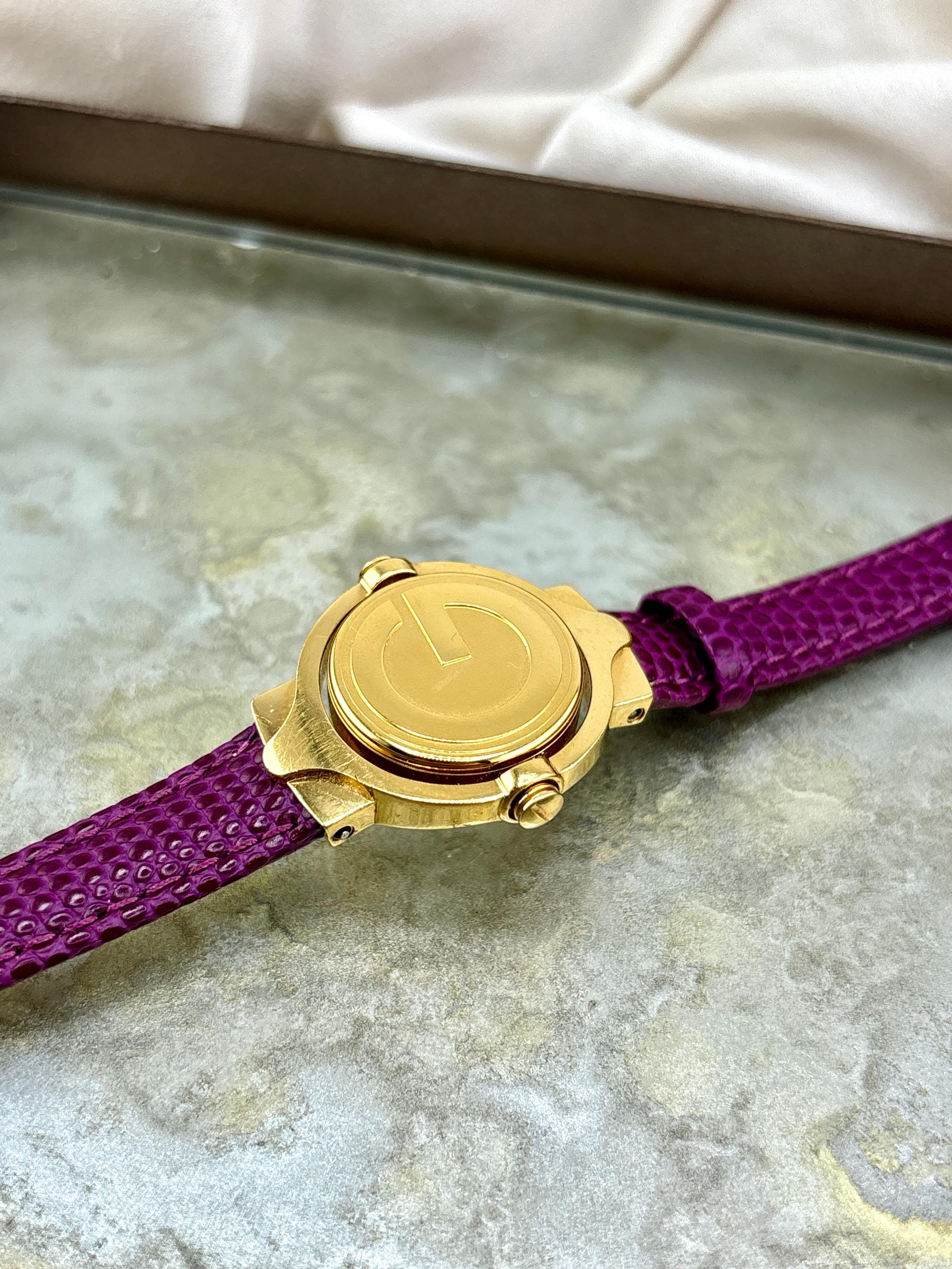 100% Authentic Gucci 6600L Watch Gold Plated Women's Vintage Swiss