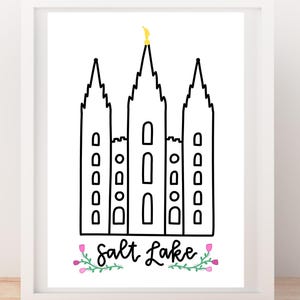 Salt Lake Temple | LDS Temple Print | Salt Lake City