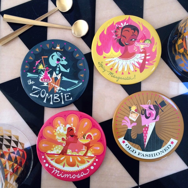 Cocktail Coaster Set of 4