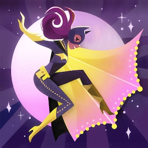 Caped Crusadette Druck