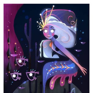 Sirena Mermaid Print image 1