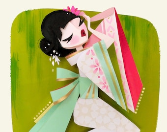 Geisha Print