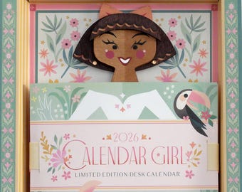 2026 Calendar Girl #285 of 300 - Brunette with Bow