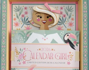 2026 Calendar Girl #272 of 300 Blonde with Bow