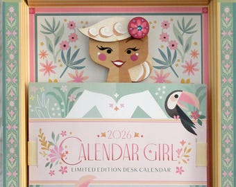 2026 Calendar Girl #249 of 300 - Blonde with Flower