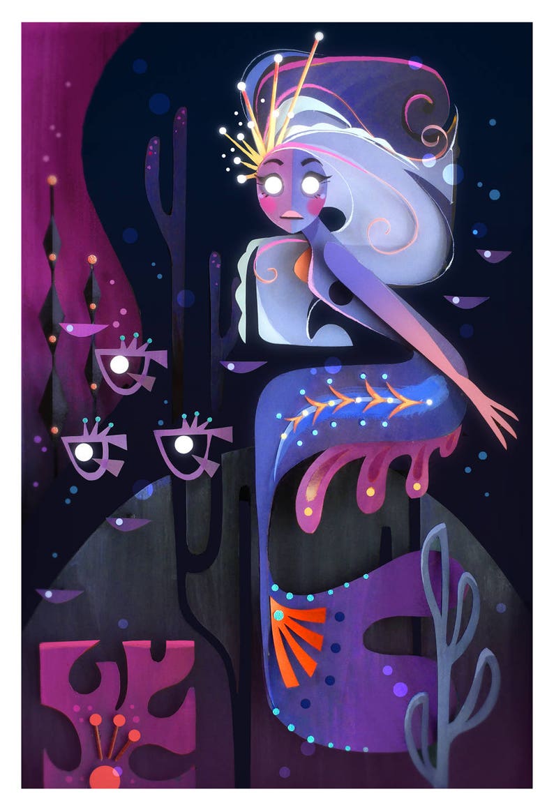 Sirena Mermaid Print image 1