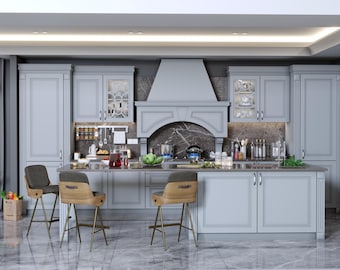 3D Kitchen Design Rendering: Realistic Interior Modeling (Digital Files)