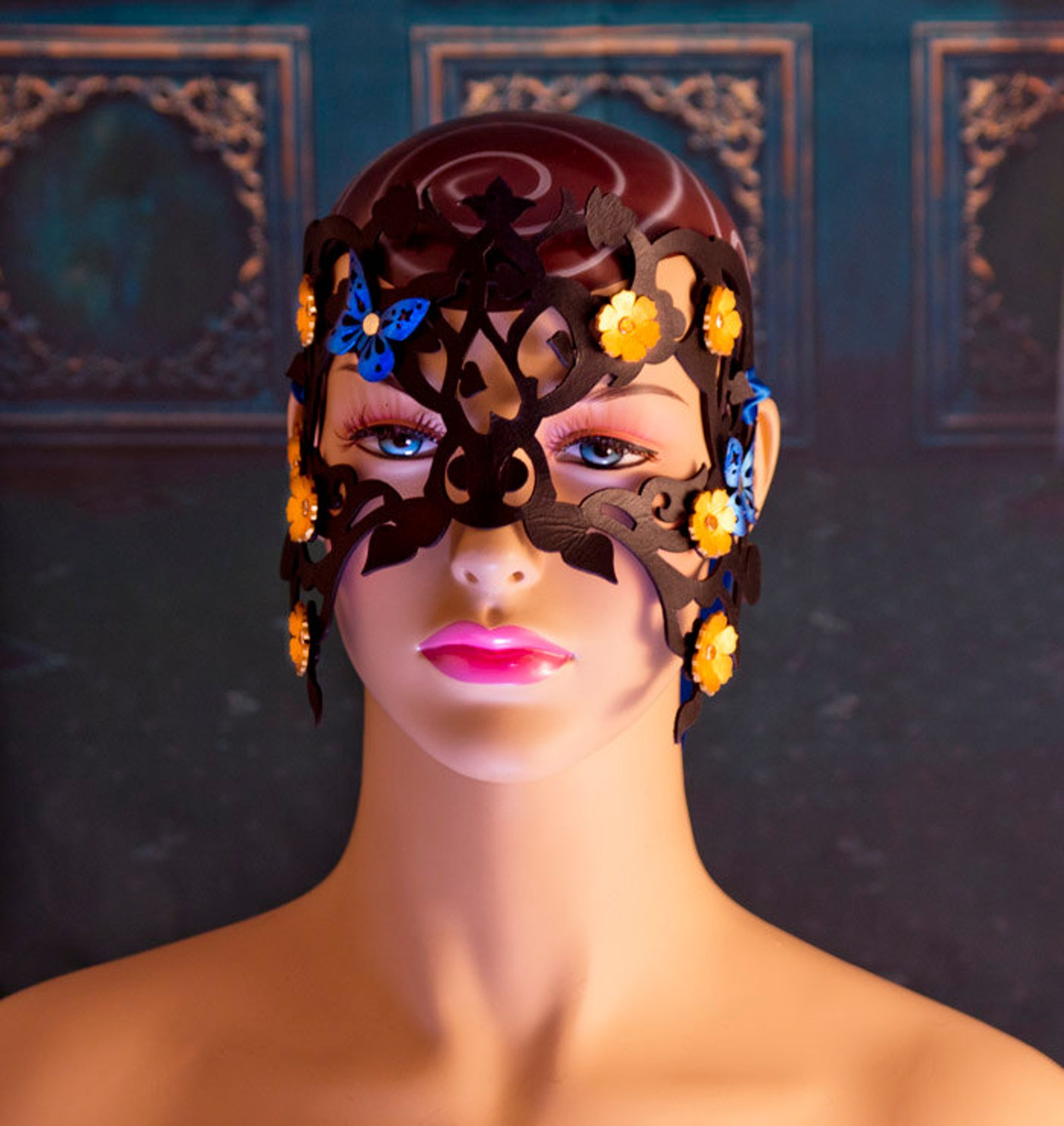 Butterfly Mask Masquerade Ball Masks Lace Mask Butterfly Etsy